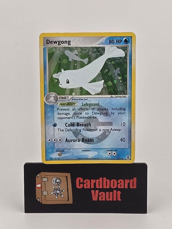 2004 Pokémon Dewgong Reverse Holo 3/112