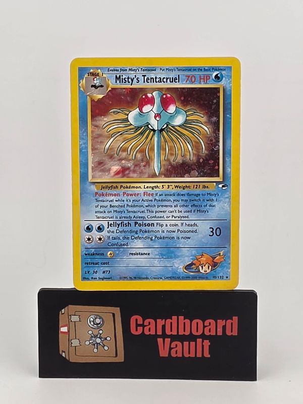 2000 Pokémon Mistys Tentacruel Holo 10/132