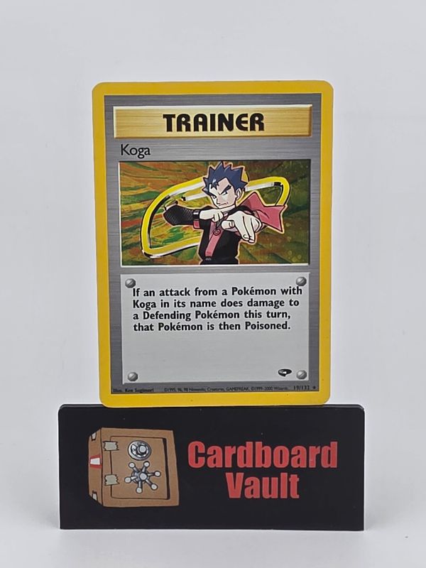 2000 Pokémon Koga Holo 19/132