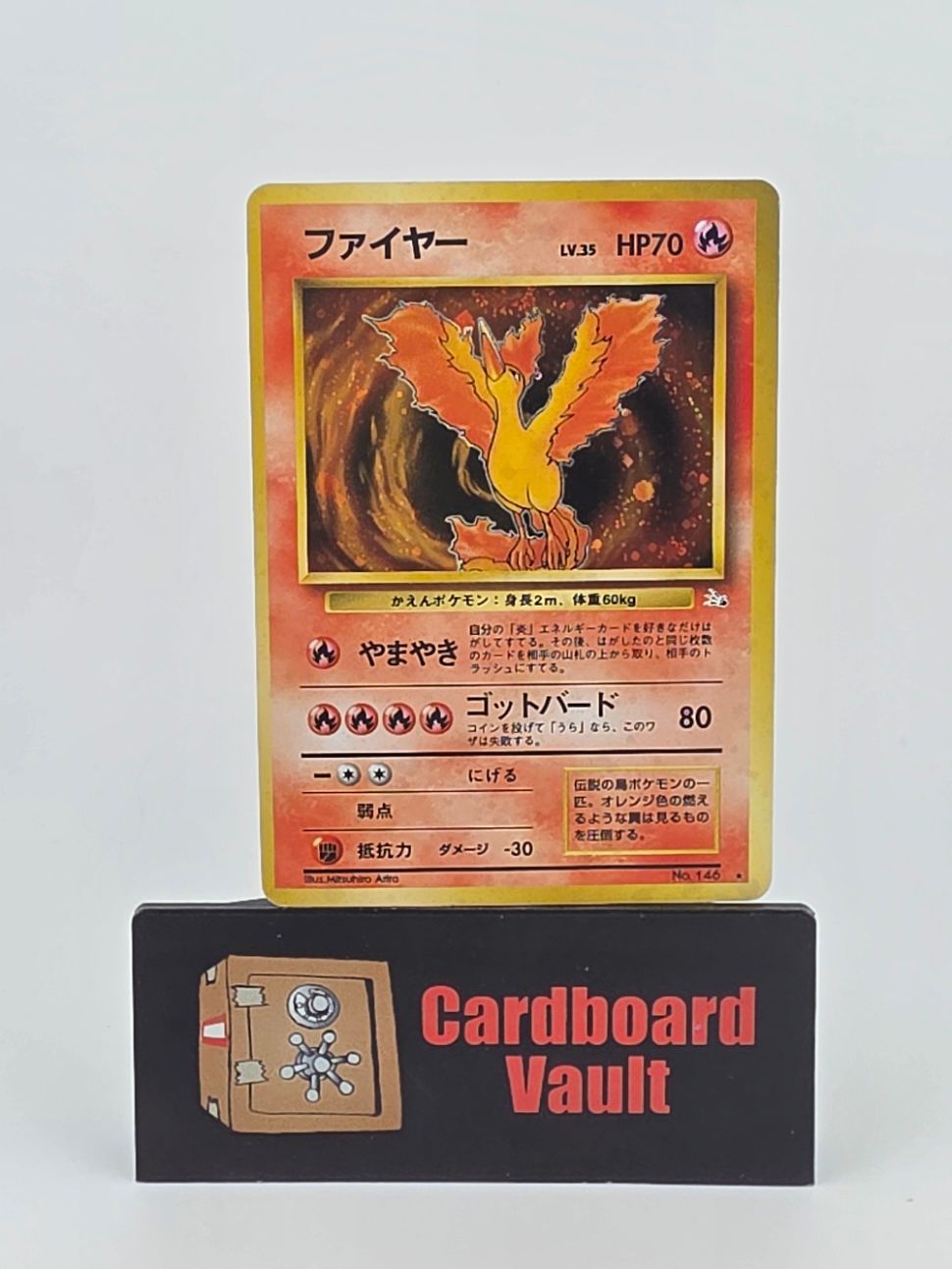 Pokémon Japanese Moltres Holo #146