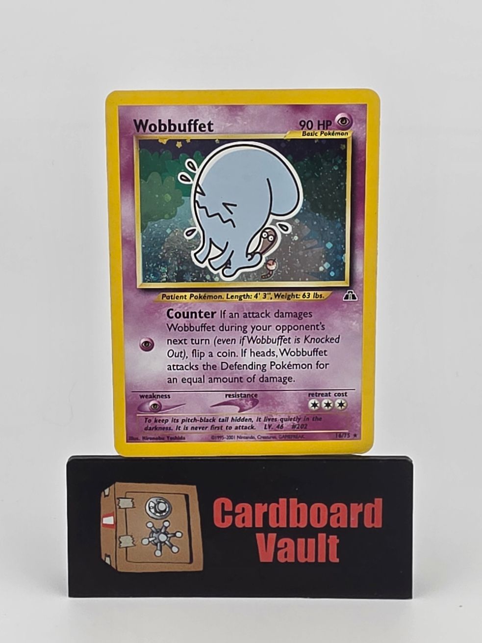 2001 Pokémon Wobbuffet Holo 16/75