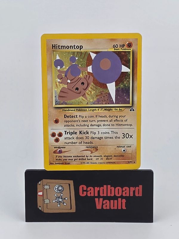 2001 Pokémon Hitmontop Holo 17/75