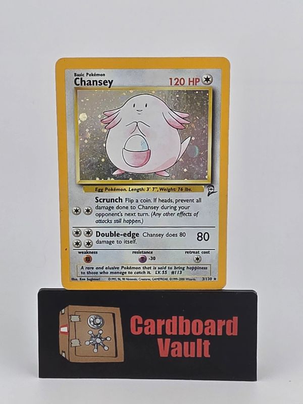 2000 Pokémon Chansey Holo 3/130