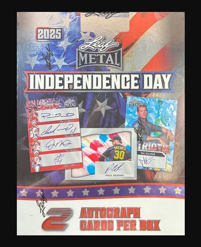 2025 Leaf Metal Independence Day Hobby Box