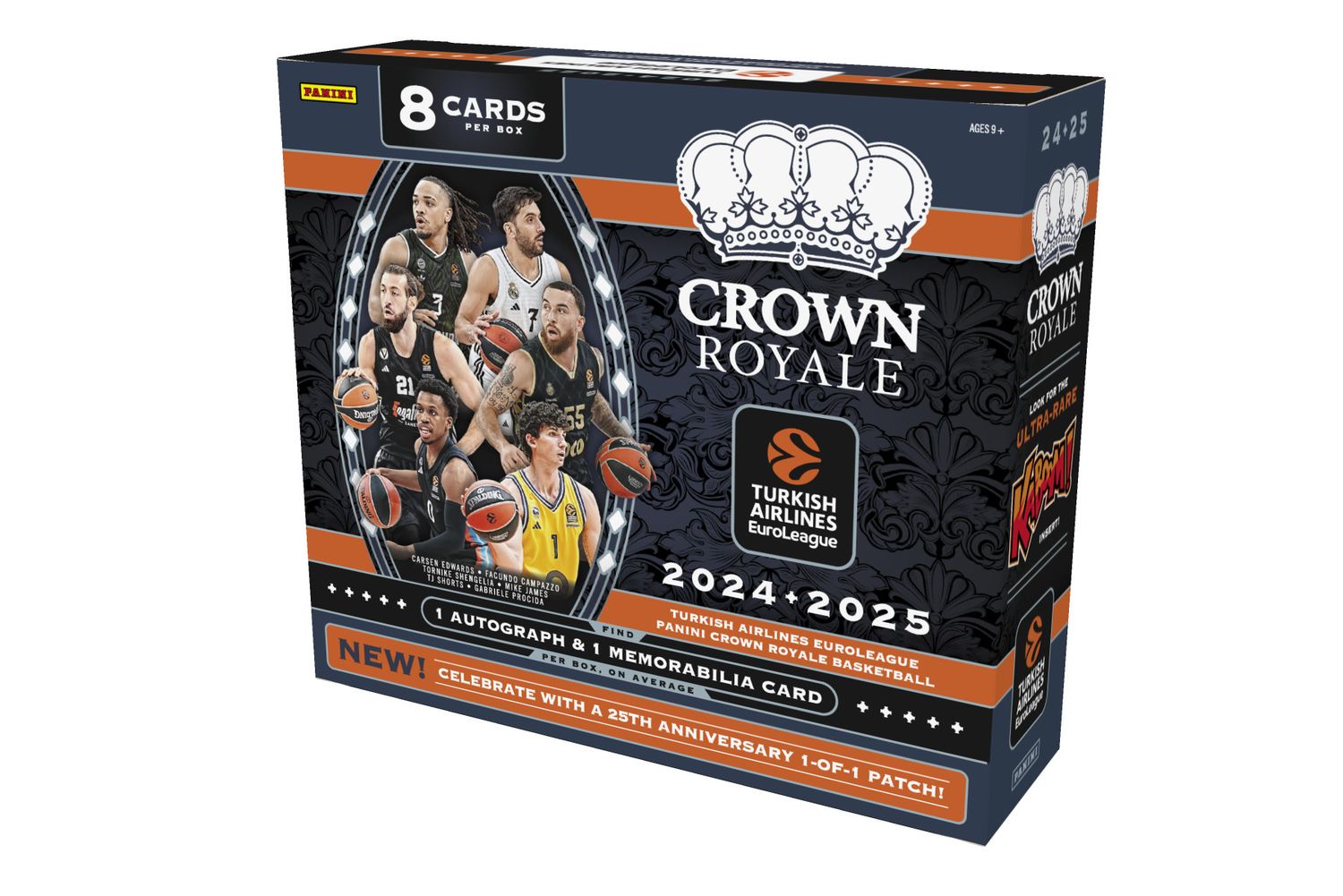 2024/25 Panini Crown Royale EuroLeague Basketball Hobby Box