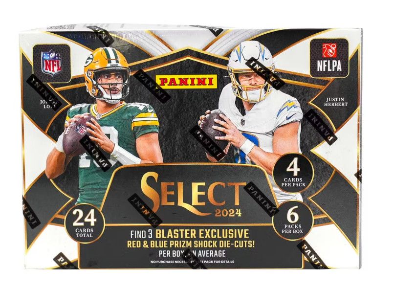 2024 Panini Select Football Blaster Box (Red and Blue Prizms)