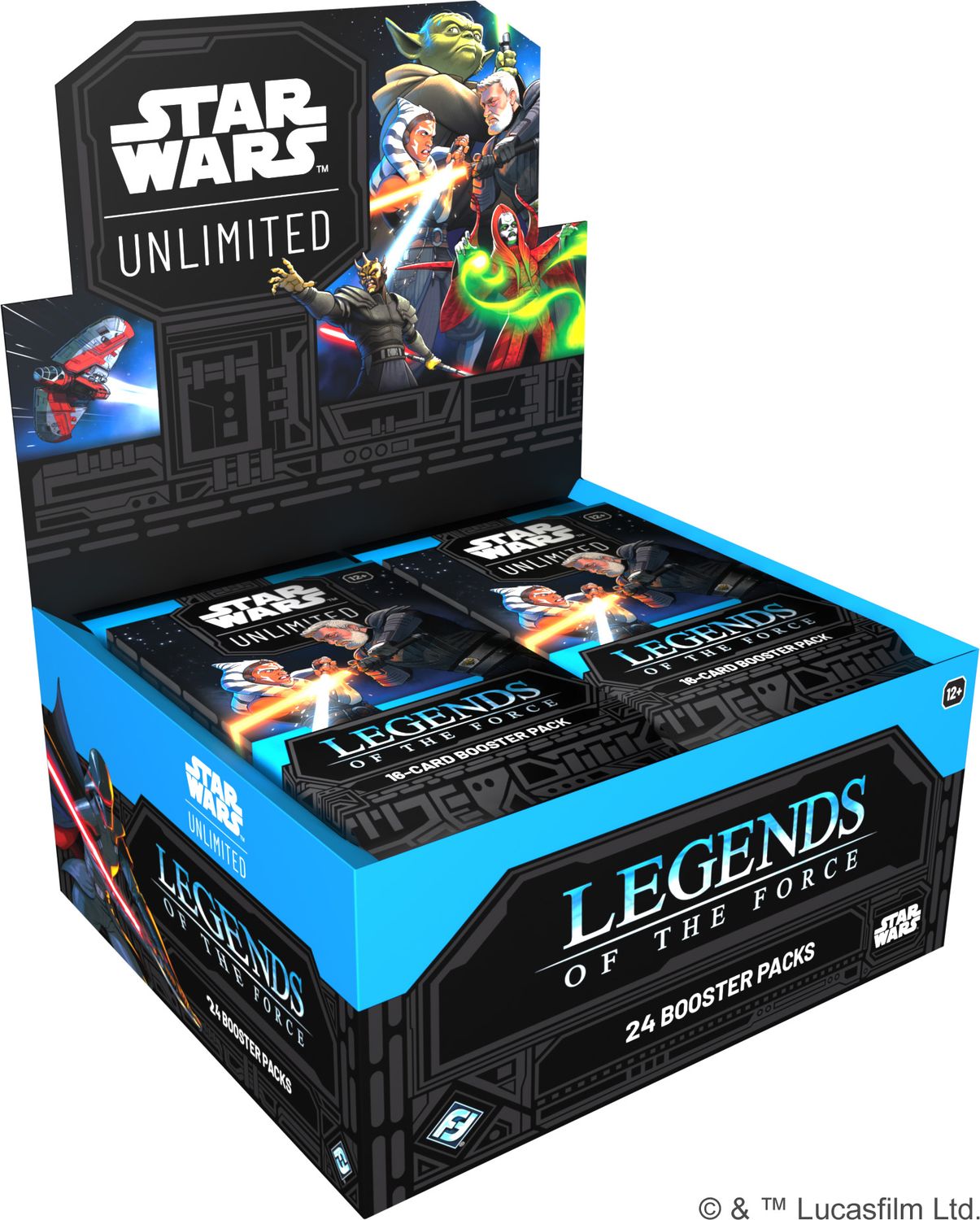 Star Wars Unlimited Legends of the Force Carbonite Booster Box