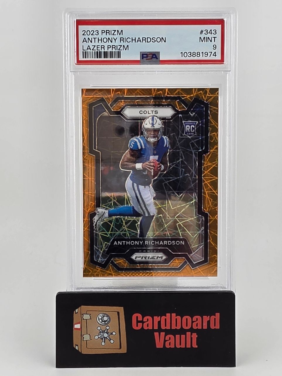 2023 Prizm Anthony Richardson #343 Lazer Prizm PSA 9 103881974