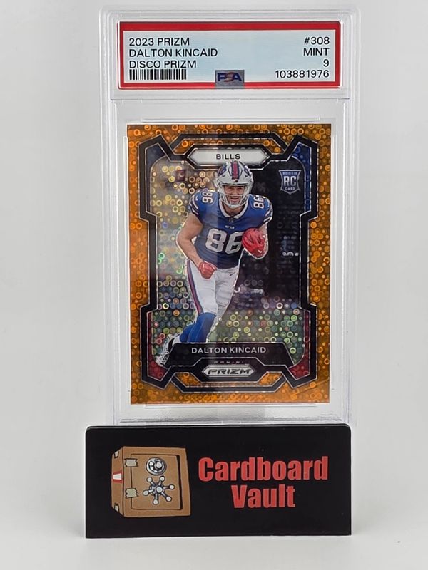 2023 Prizm Dalton Kincaid #308 Disco Prizm PSA 9 103881976