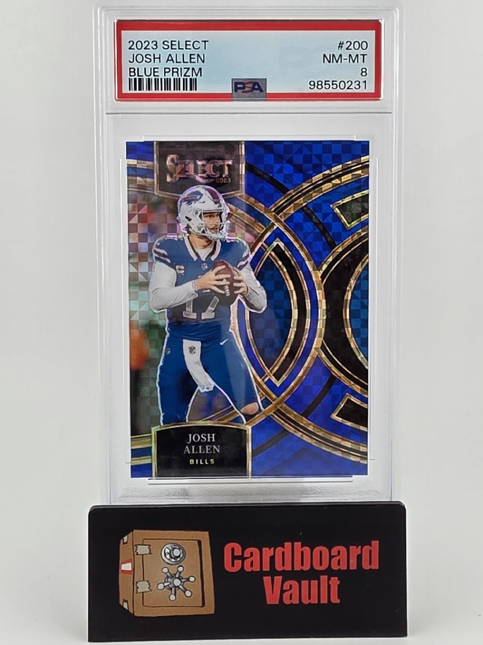 2023 Select Josh Allen #200 Blue Prizm 132/149 PSA 8 98550231