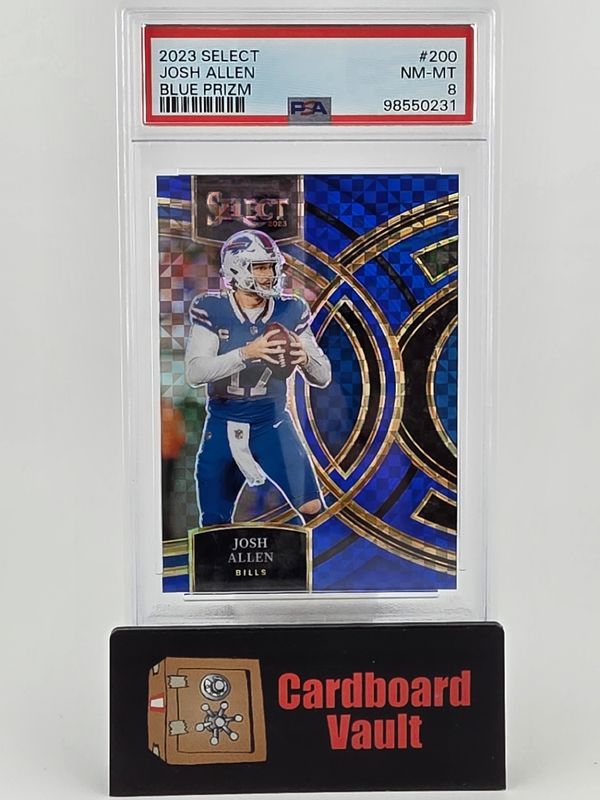 2023 Select Josh Allen #200 Blue Prizm 132/149 PSA 8 98550231