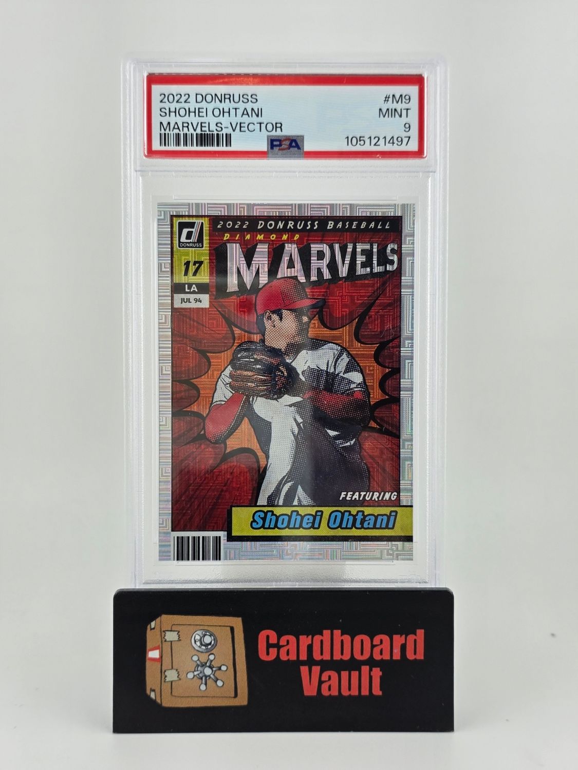 2022 Donruss Shohei Ohtani Marvels #M-9 Vector PSA 9 105121497