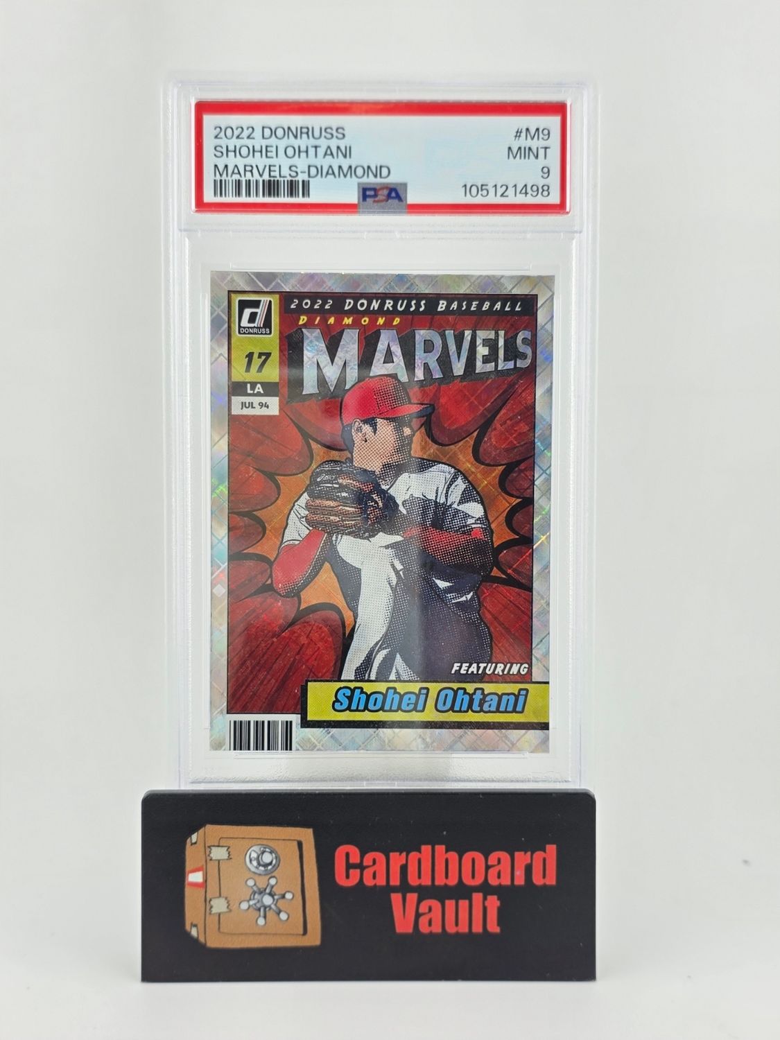 2022 Donruss Shohei Ohtani Marvels #M-9 Diamond PSA 9 105121498