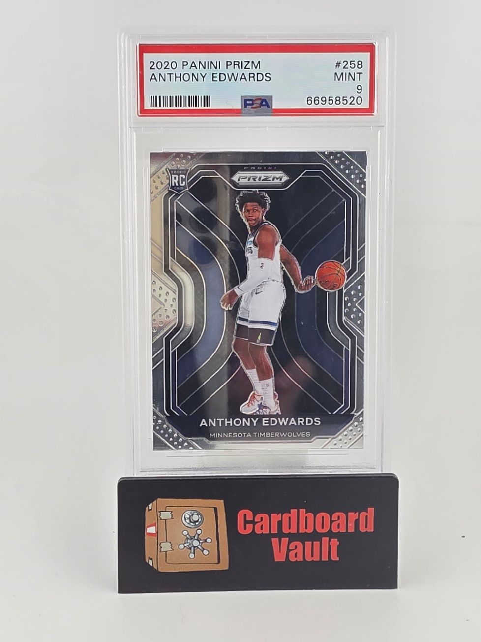 2020 Panini Prizm Anthony Edwards #258 PSA 9 66958520