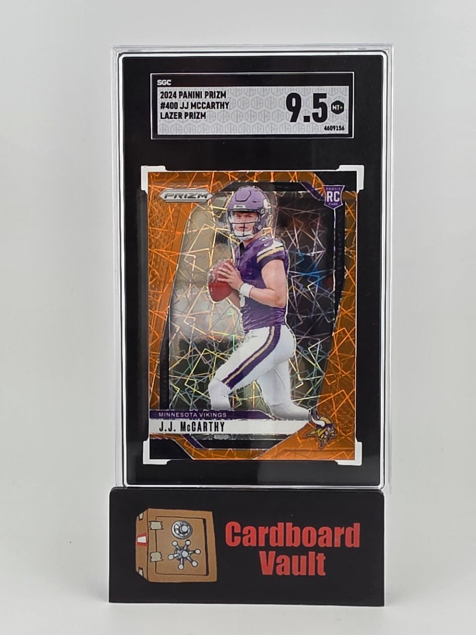 2024 Prizm JJ McCarthy #400 Lazer Prizm SGC 9.5 4609156
