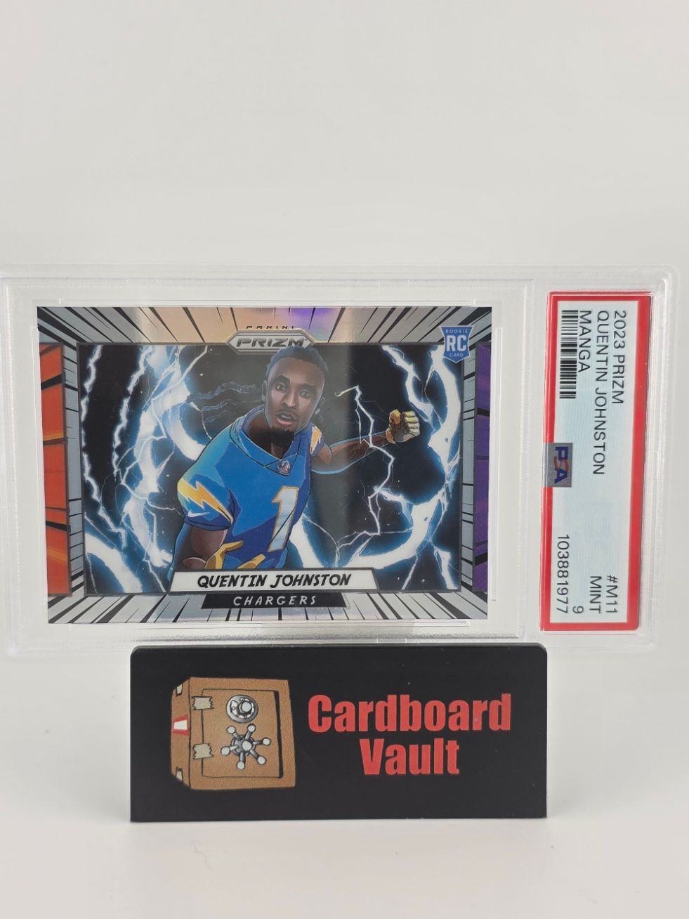 2023 Prizm Quentin Johnston #M11 Manga PSA 9 103881977