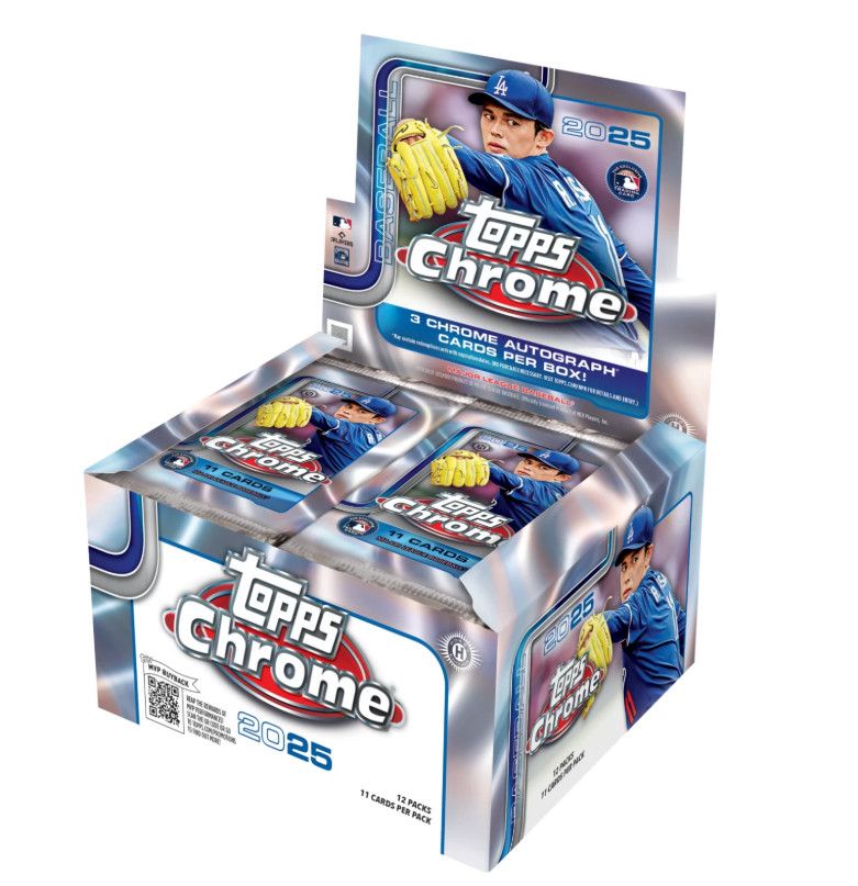 2025 Topps Chrome Baseball Jumbo Box