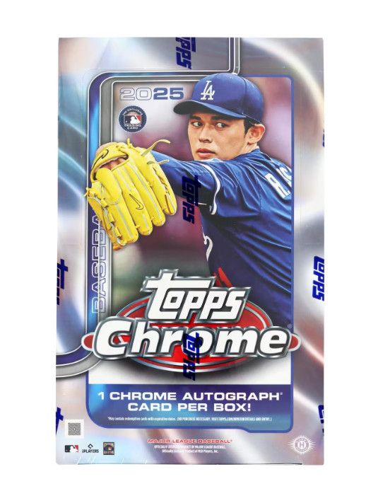 2025 Topps Chrome Baseball Hobby Box