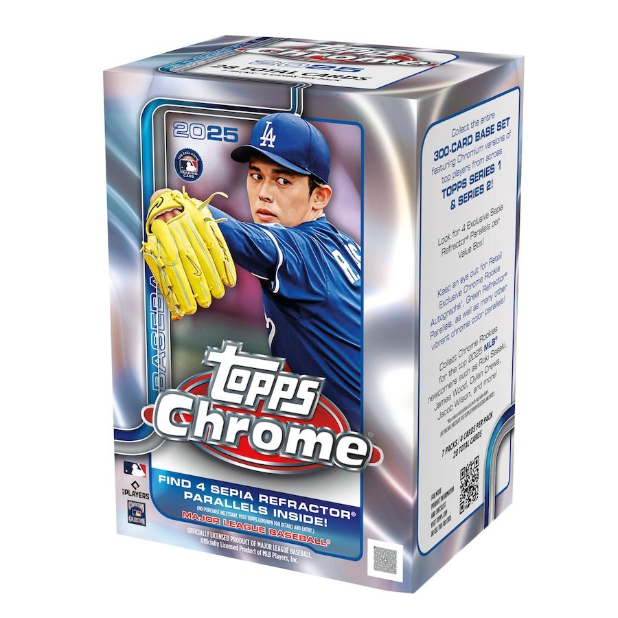 2025 Topps Chrome Baseball Value Blaster Box