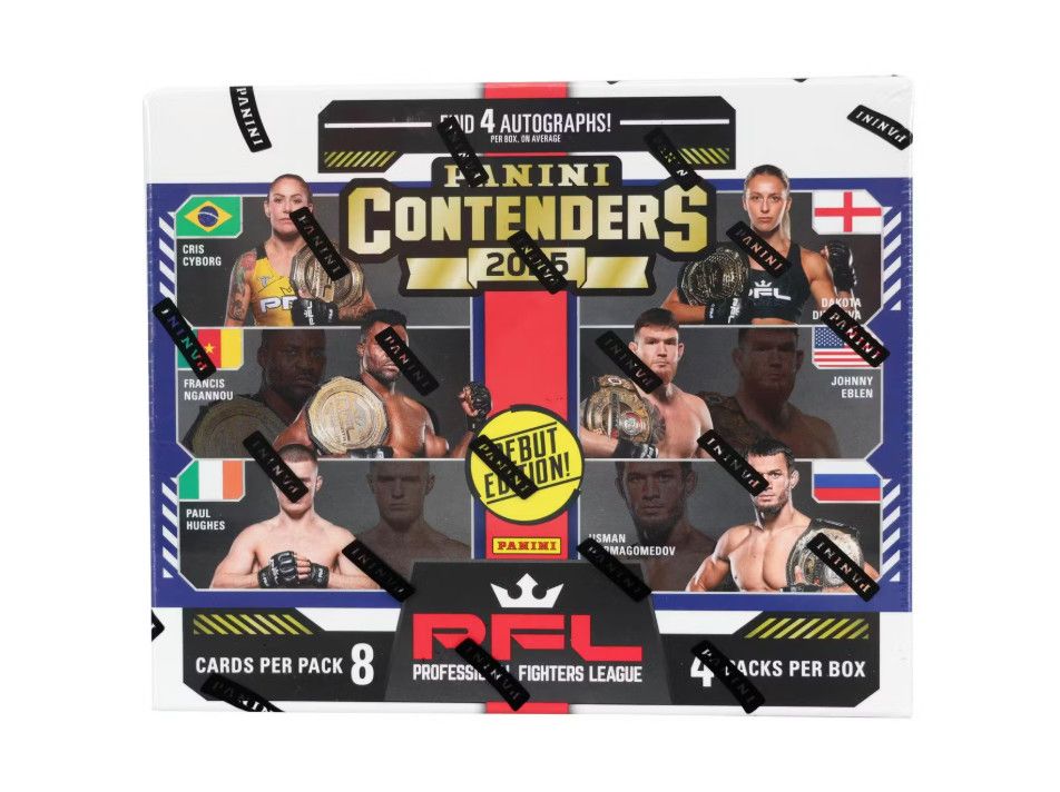2025 Panini PFL Professional Fighting League Contenders Hobby Box