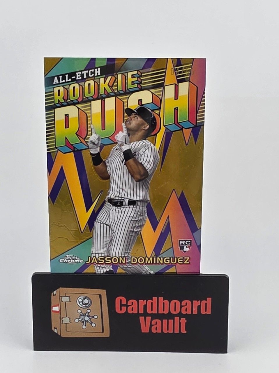 2024 Topps Chrome Jasson Dominguez All Etch Rookie Rush #CERR-10 04/50
