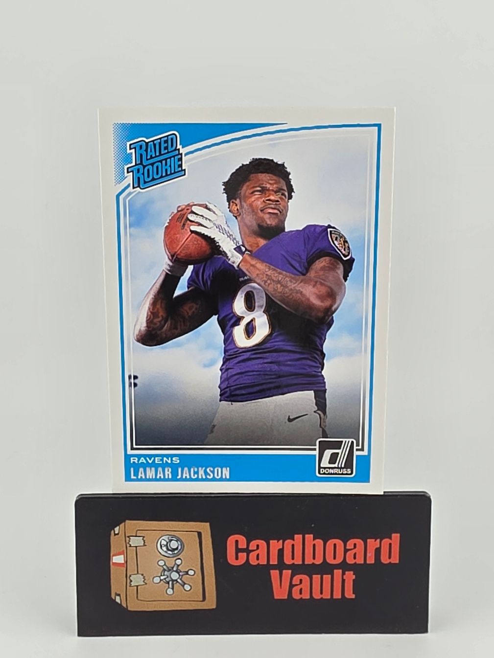2018 Donruss Rated Rookie Lamar Jackson #317