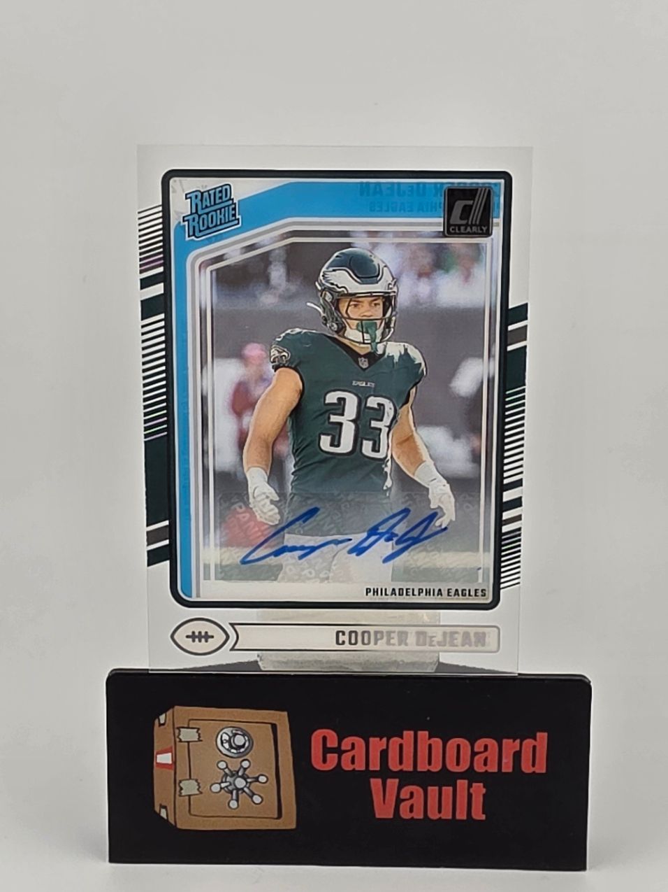 2024  Donruss Clearly Cooper DeJean Rated Rookie Autograph #72