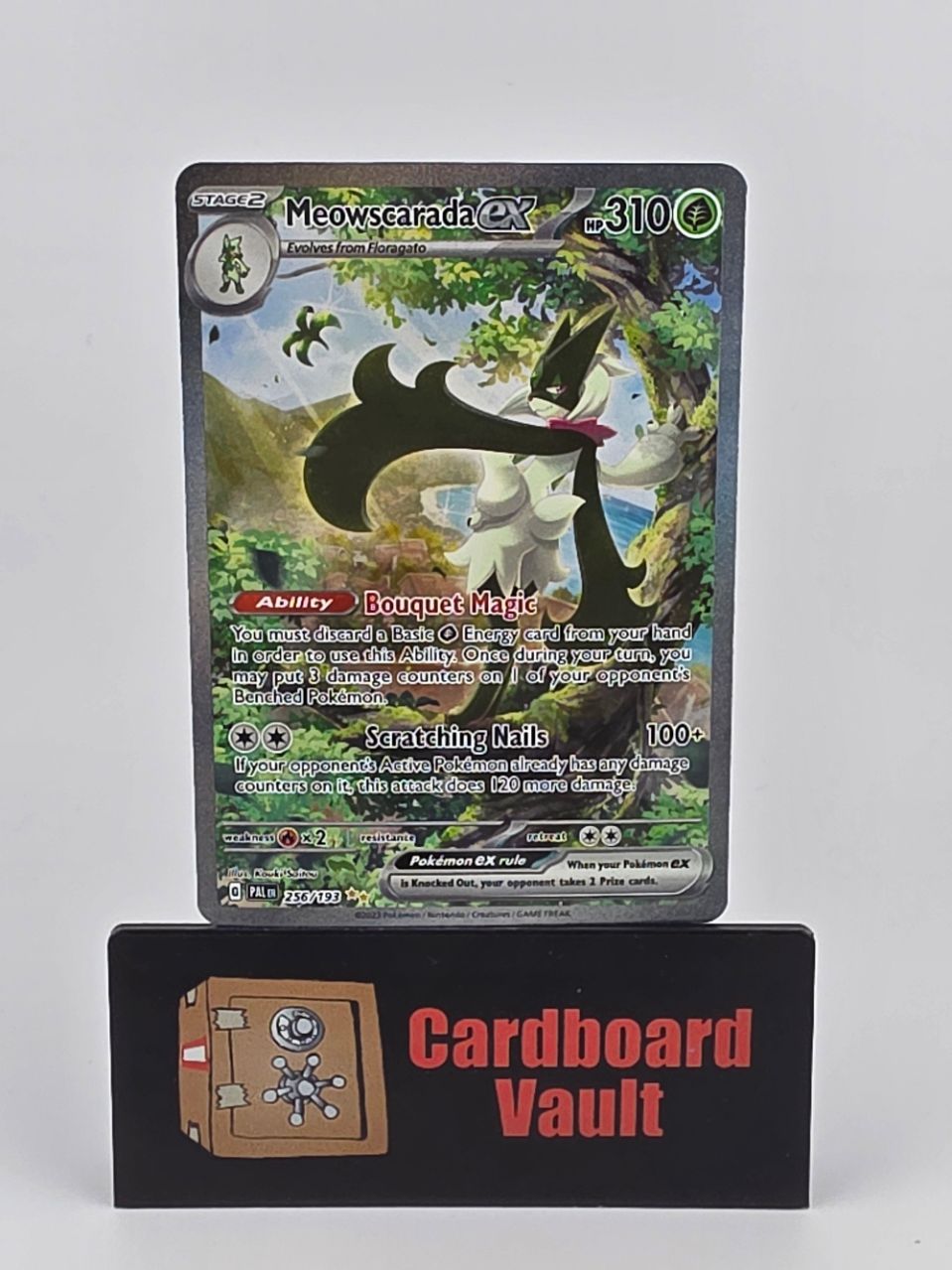 2023 Pokémon Meowscarada ex Full Art 256/193