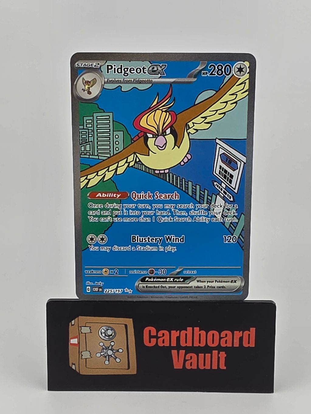 2023 Pokémon Pidgeot ex Full Art 225/197