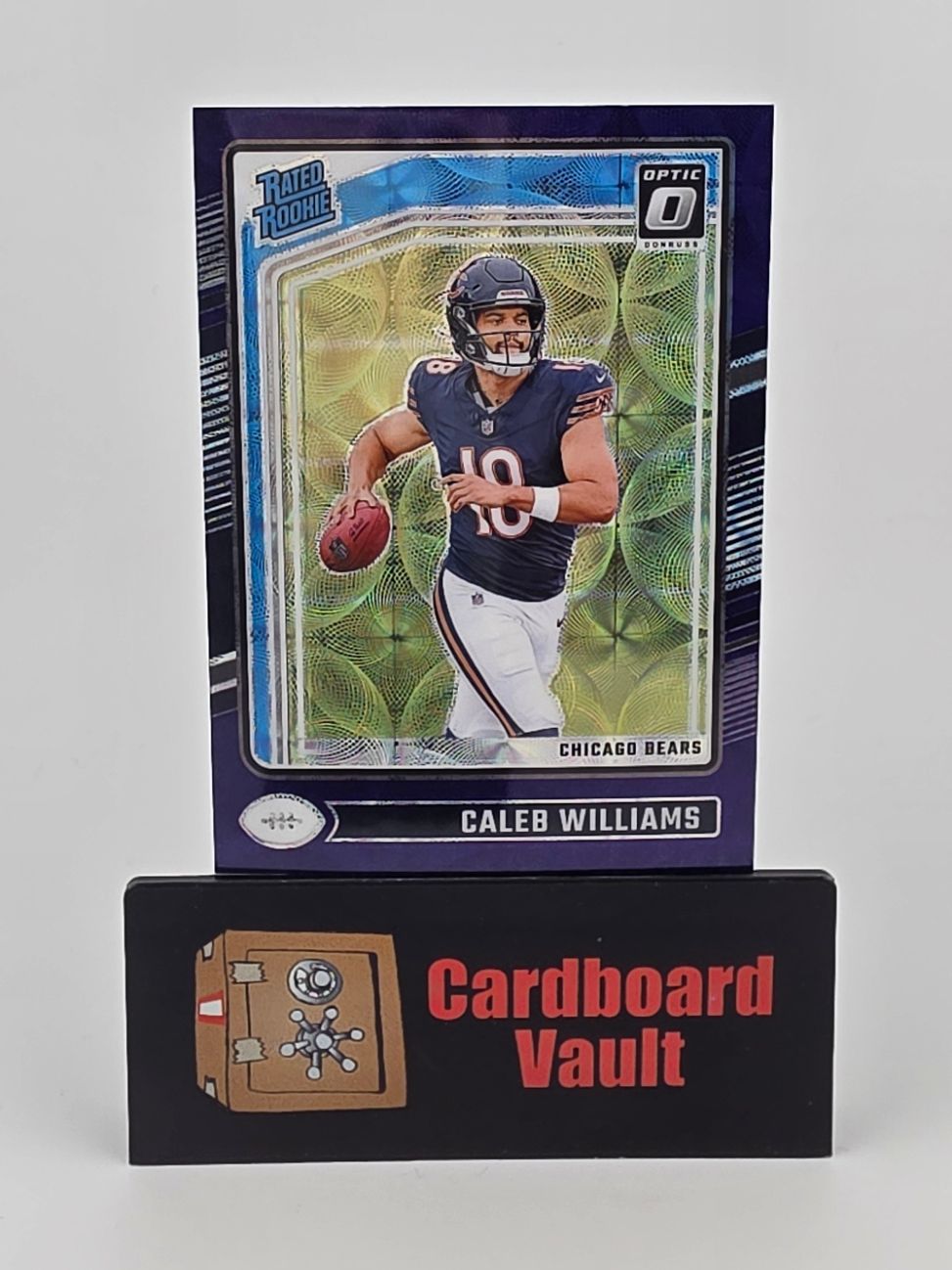 2024 Donruss Optic Rated Rookie Caleb Williams #201 Purple Scope