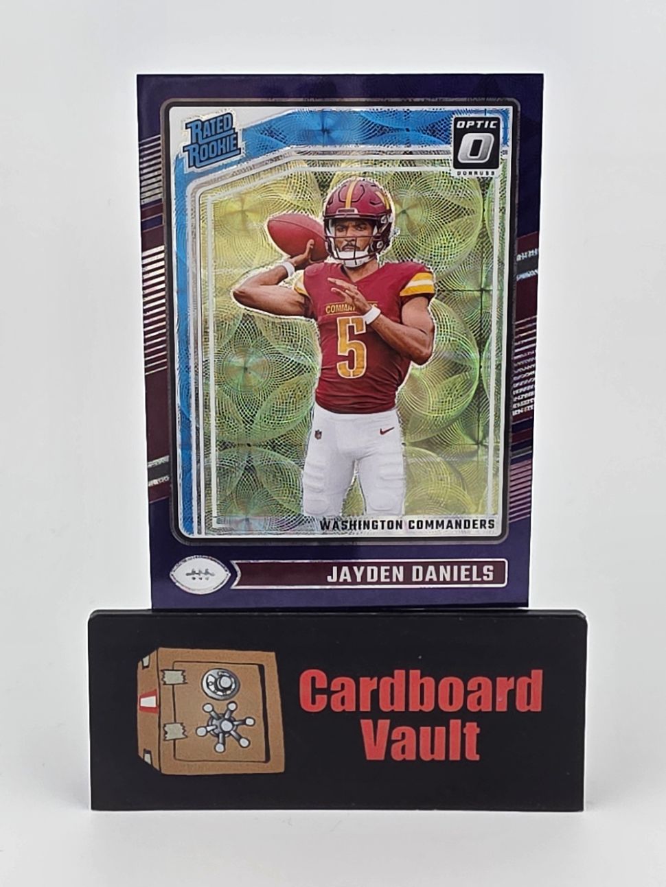 2024 Donruss Optic Rated Rookie Jayden Daniels #248  Purple Scope Prizm
