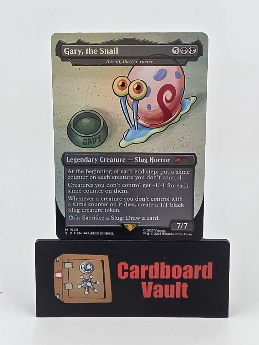 2025 Magic The Gathering Gary The Snail Secret Lair Drop Foil 1929