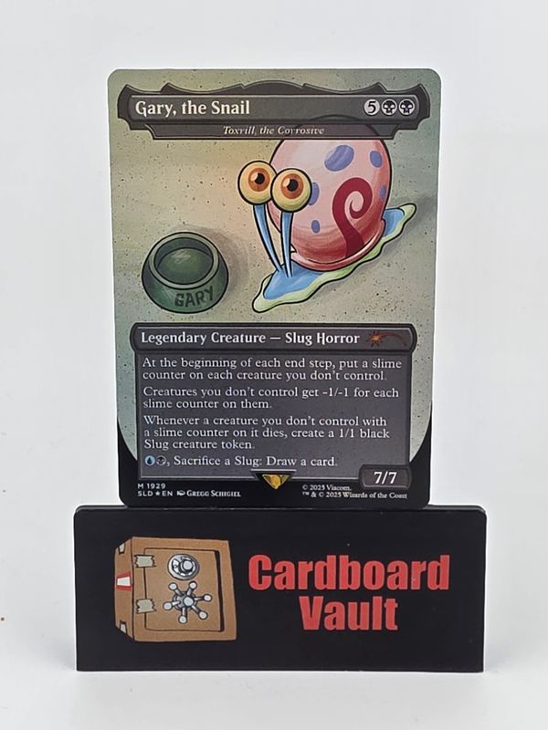 2025 Magic The Gathering Gary The Snail Secret Lair Drop Foil 1929