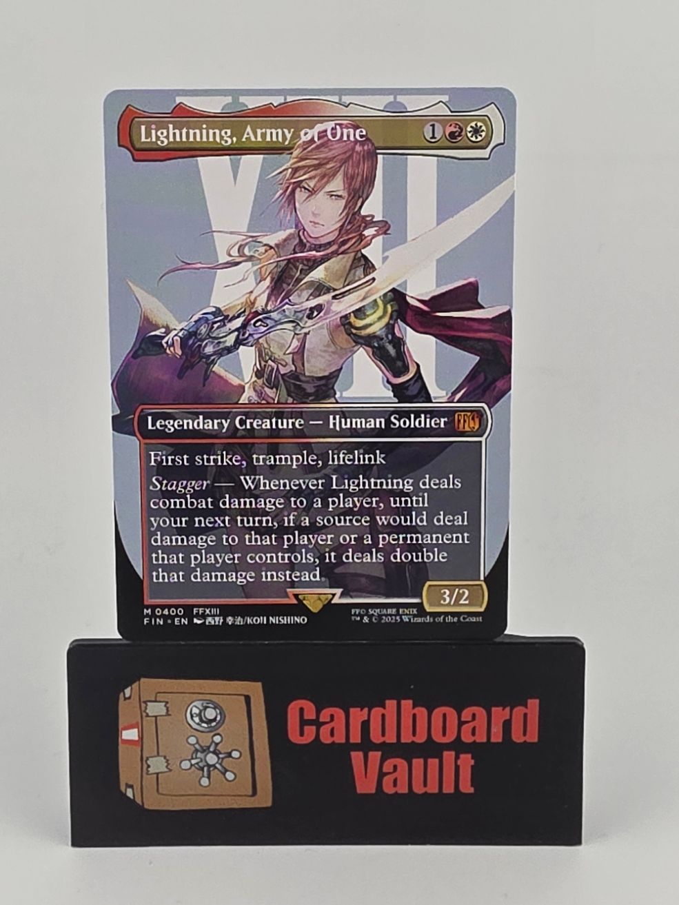 2025 Magic The Gathering Lightning Army Of One 0400 Borderless