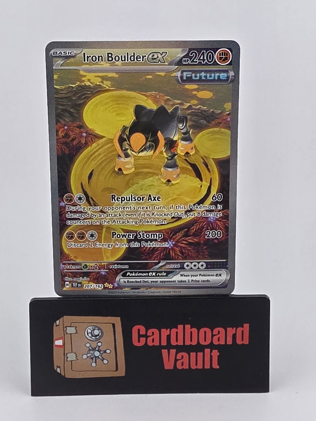 2024 Pokémon Iron Boulder ex Full Art 207/162