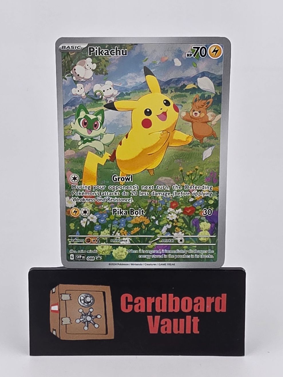 2024 Pokémon Pikachu Full Art Black Star Promo 088