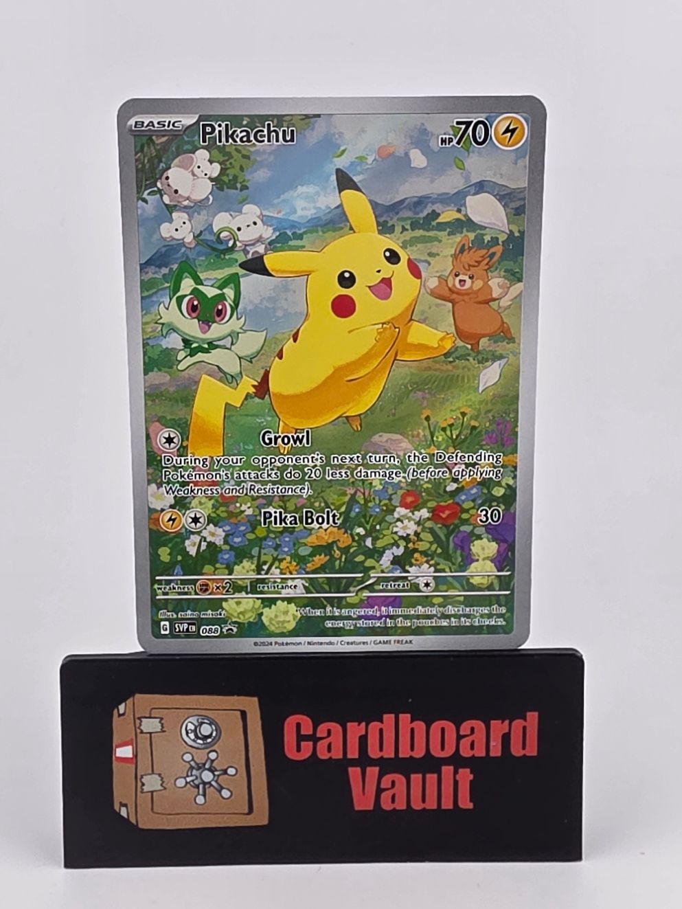 2024 Pokémon Pikachu Full Art Black Star Promo 088
