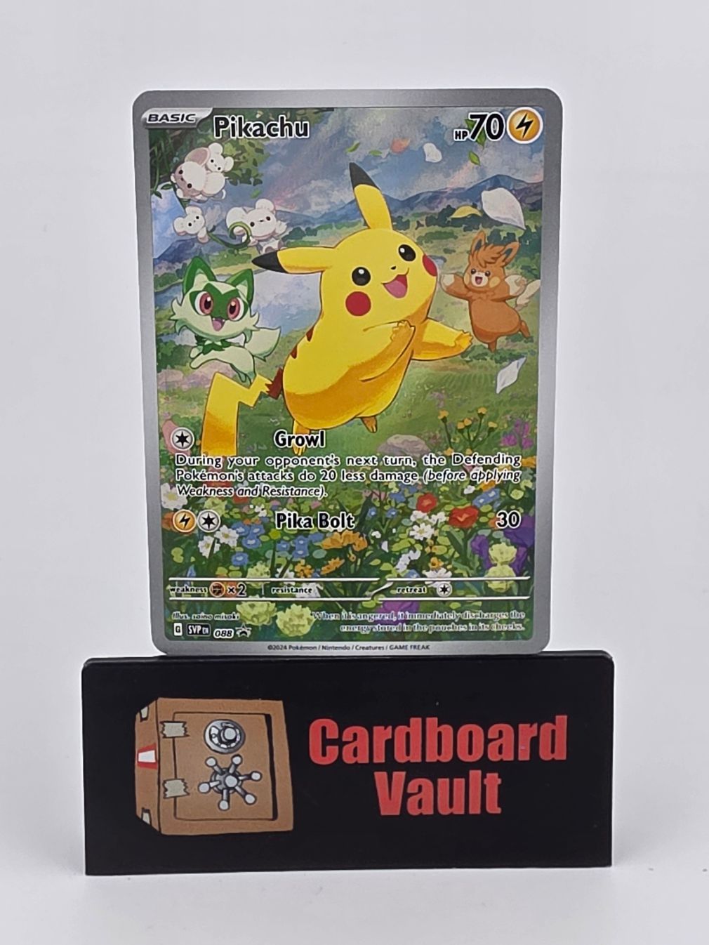 2024 Pokémon Pikachu Full Art Black Star Promo 088