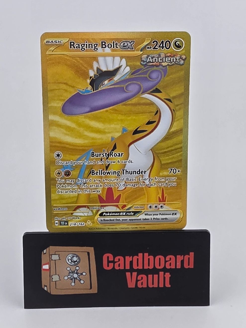 2024 Pokémon Raging Bolt ex Full Art 218/162