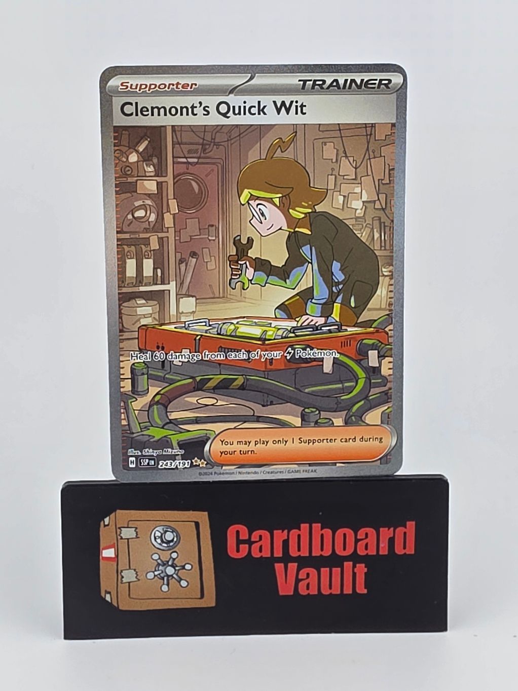 2024 Pokémon Clemonts Quick Wit Full Art 243/191