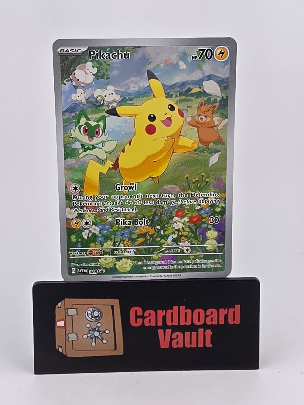 2024 Pokémon Pikachu Full Art Black Star Promo 088