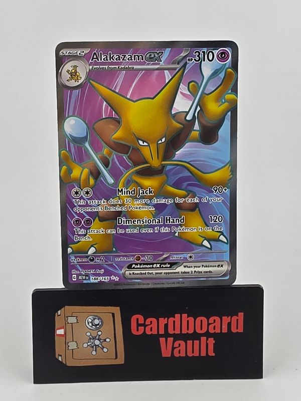 2023 Pokémon Alakazam ex Full Art 188/165