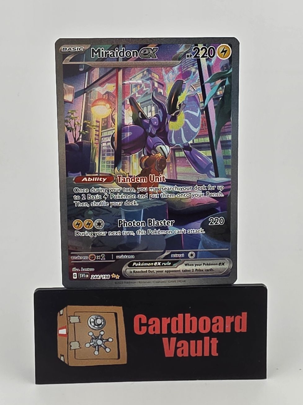 2023 Pokémon Miraidon ex Full Art 244/198