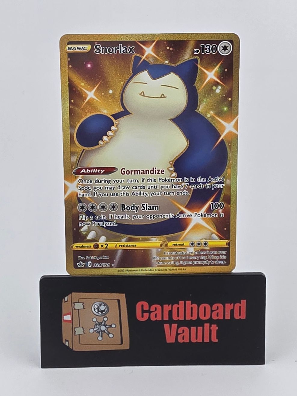 2021 Pokémon Snorlax Full Art 224/198