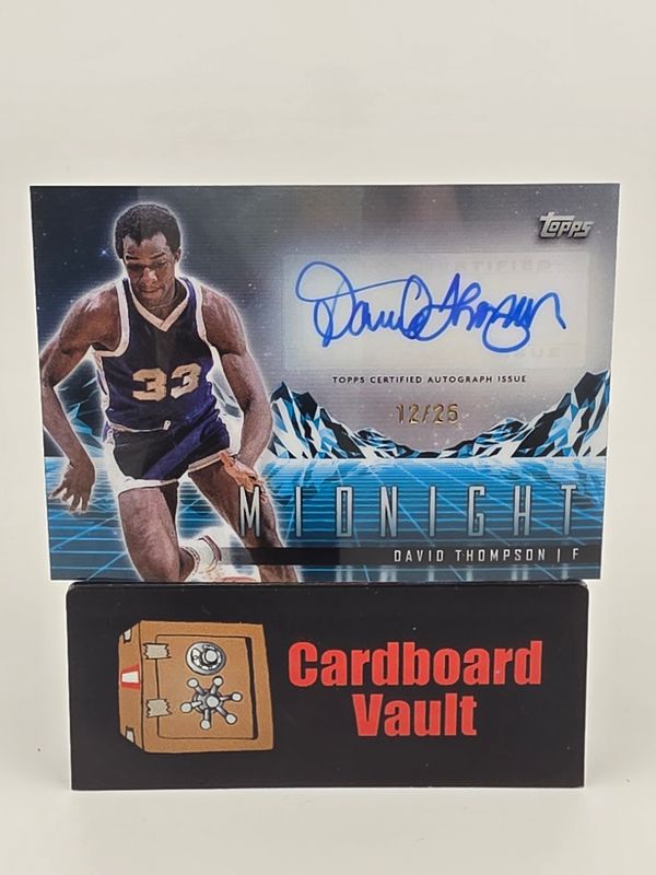 2024 Topps David Thompson Midnight Autograph HS-DT 12/25