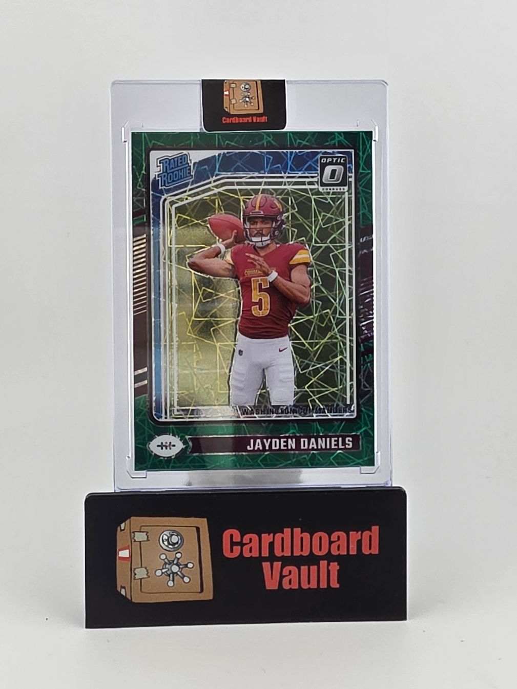 2024 Donruss Optic Rated Rookie Jayden Daniels #248 Green Velocity