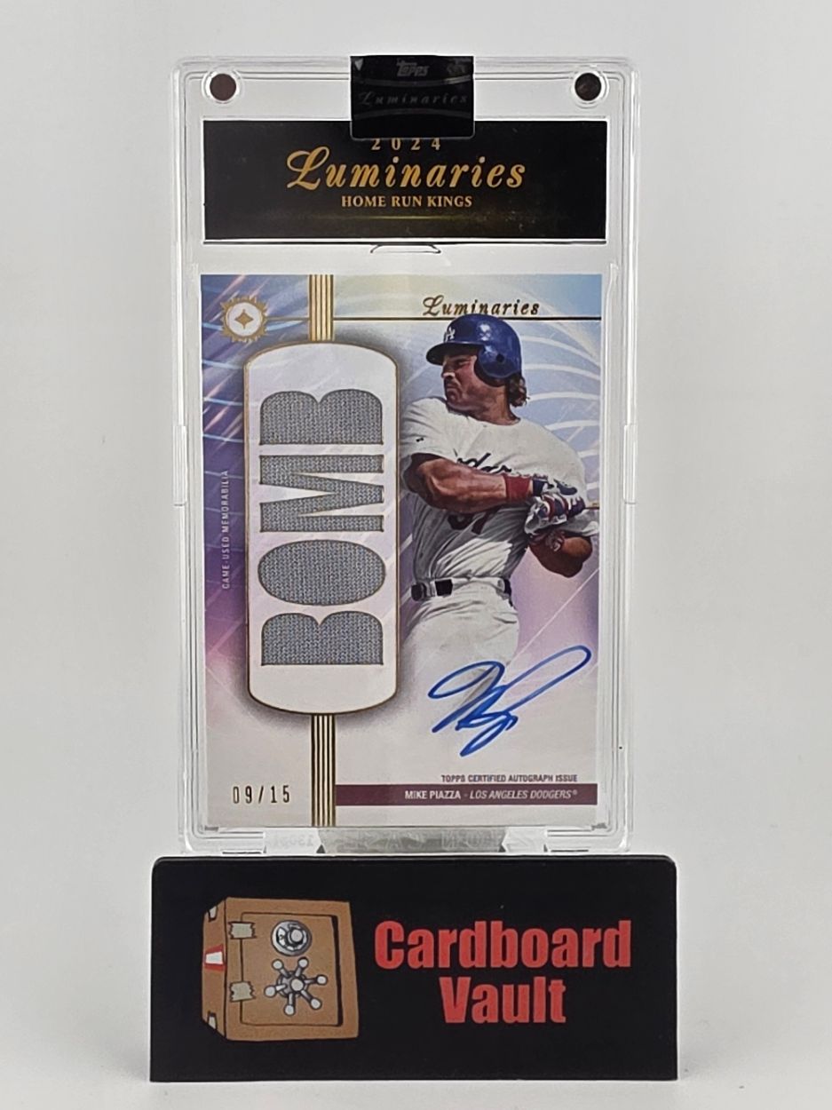 2024 Topps Luminaries Mike Piazza Home Run Kings Autographed Bomb Relic #HRKAR-MP 09/15