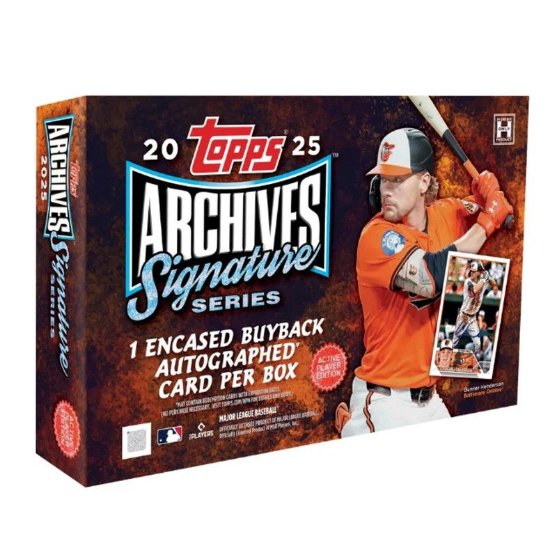 2025 Topps Archive Signature Series Baseball Active Edition Hobby Box