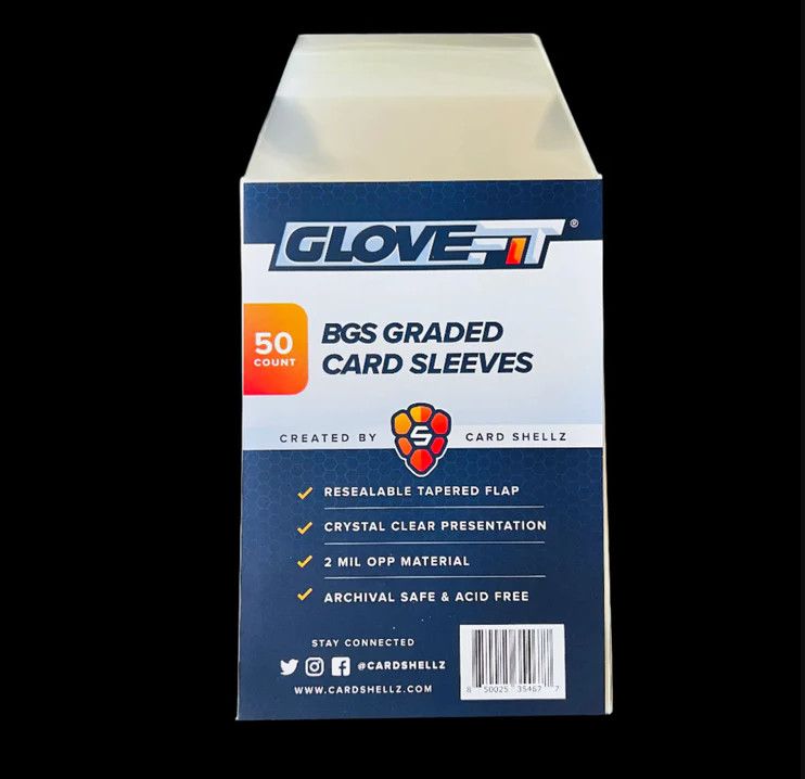 Shellz BGS Glove Fit Graded Card Sleeve (50 Count)