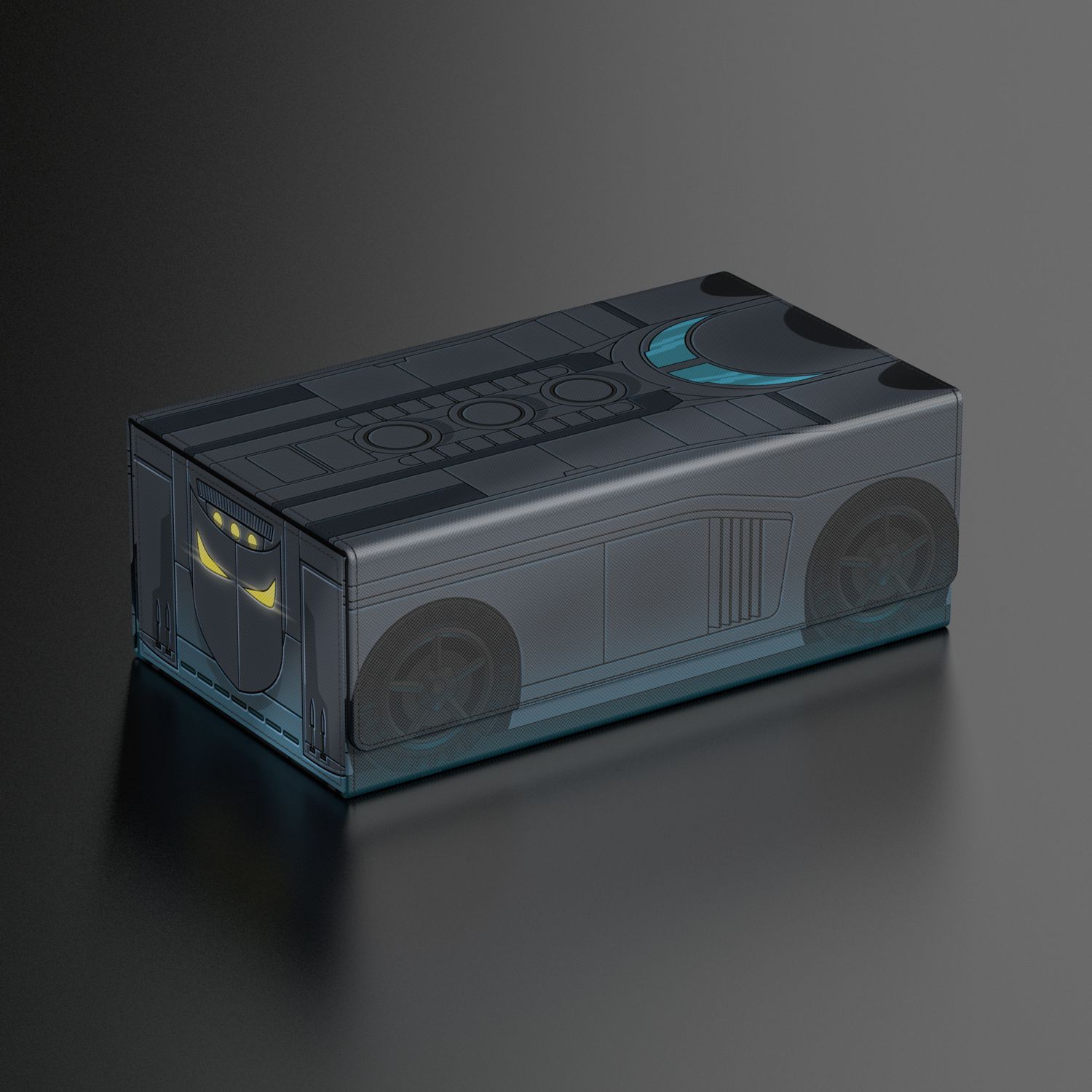 Squaroes Collectors Case Batman Gotham City Batmobile